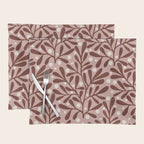 Vase and leaves collection Placemat Gallery Image 1