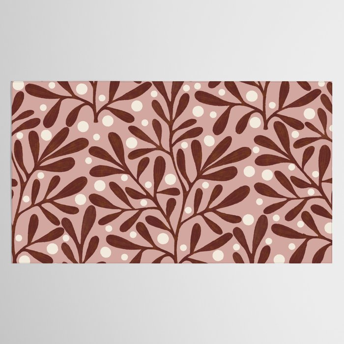 Vase and leaves collection Tablecloth Gallery Image 2