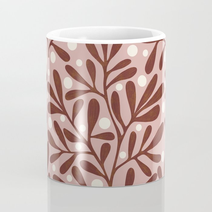 Vase and leaves collection Coffee Mug Gallery Image 4