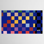 Rainbow checkerboard#1 Tablecloth Gallery Image 2