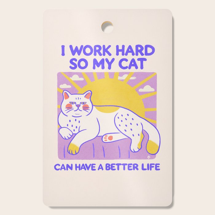 Working hard Cutting Board Gallery Image 1