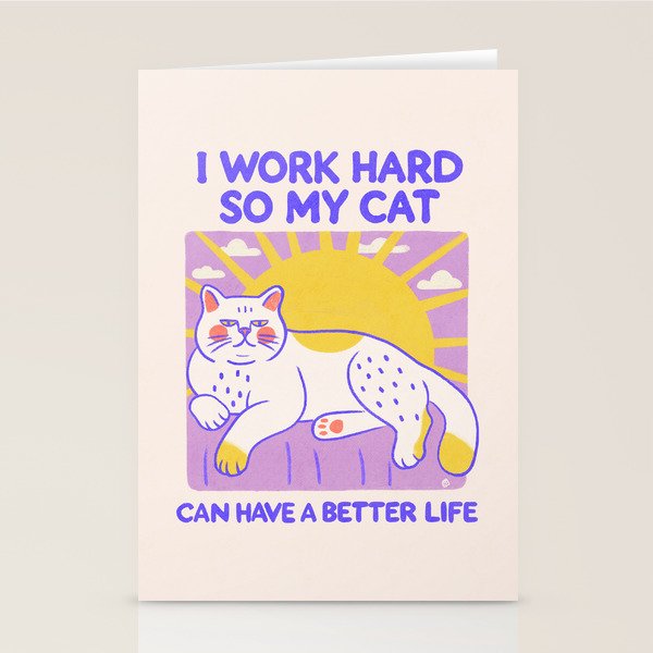 Working hard Stationery Card Gallery Image 2
