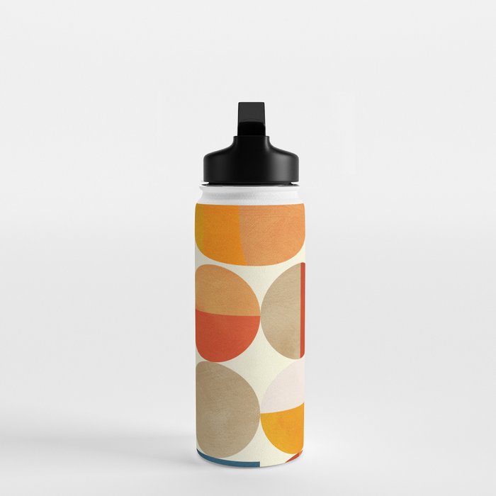 geometric abstract shapes autumn Water Bottle Gallery Image 3