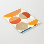 geometric abstract shapes autumn Notebook Gallery Image 3