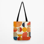 geometric abstract shapes autumn Tote Bag Gallery Image 2