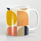 geometric abstract shapes autumn Coffee Mug Gallery Image 1