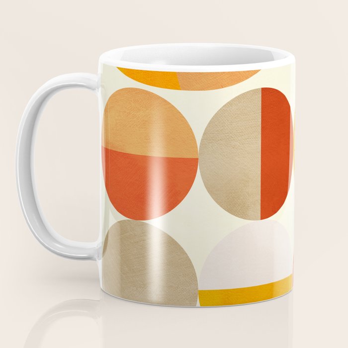 geometric abstract shapes autumn Coffee Mug Gallery Image 3