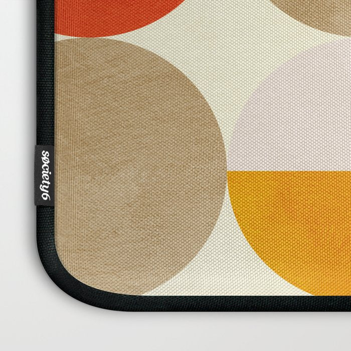 geometric abstract shapes autumn Laptop Sleeve Gallery Image 3