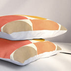 geometric abstract shapes autumn Pillow Sham Gallery Image 3