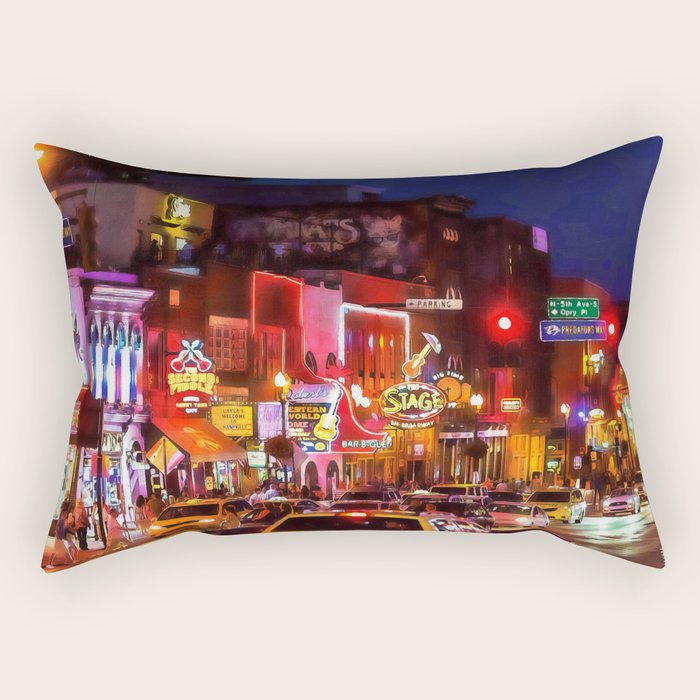Nashville, Tennessee Rectangular Pillow Gallery Image 1