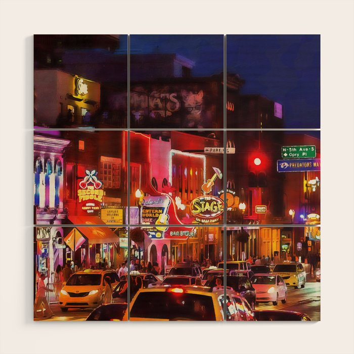 Nashville, Tennessee Wood Wall Art Gallery Image 1
