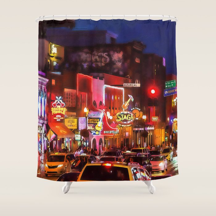 Nashville, Tennessee Shower Curtain Gallery Image 1