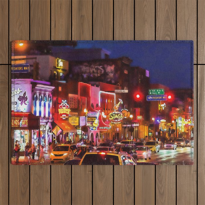 Nashville, Tennessee Outdoor Rug