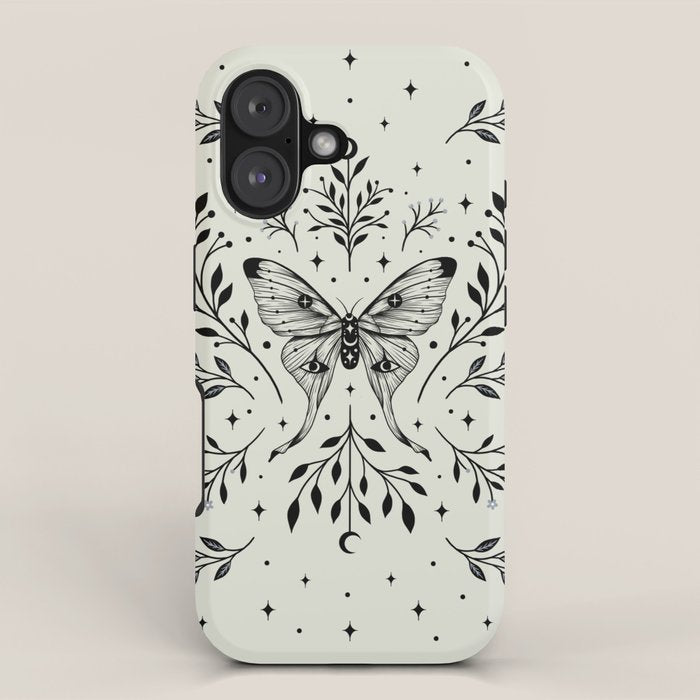 Mystical Luna Moth iPhone Case Gallery Image 1