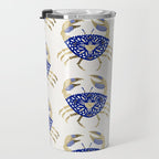 Crab - Navy & Gold Travel Mug Gallery Image 3