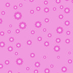 Pink 1970s Inspired Mini Daisies Ditsy Pattern Coffee Mug Gallery Image 2