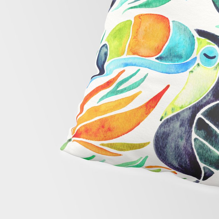 Tropical Toucans Pillow Sham Gallery Image 4