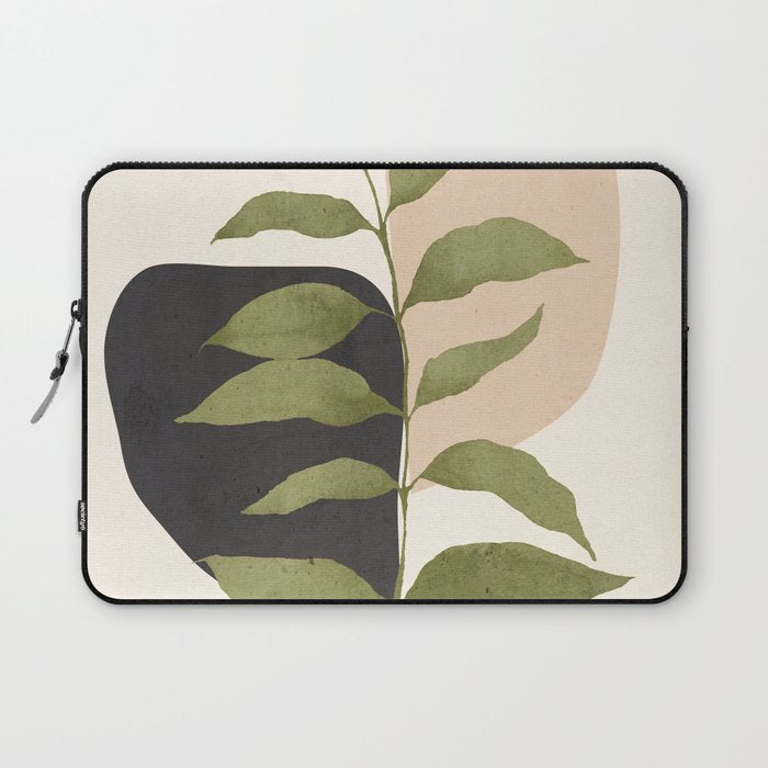Abstract Art Tropical Leaf 21 Laptop Sleeve Gallery Image 1