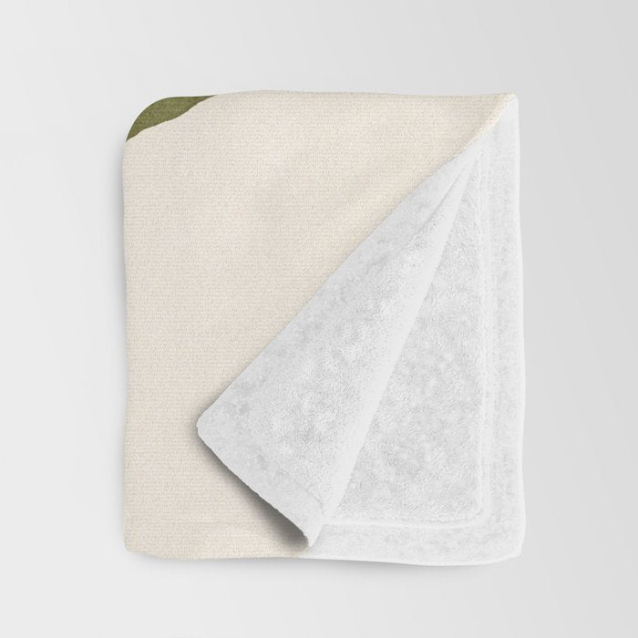 Abstract Art Tropical Leaf 21 Throw Blanket Gallery Image 3