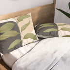 Abstract Art Tropical Leaf 21 Pillow Sham Gallery Image 2