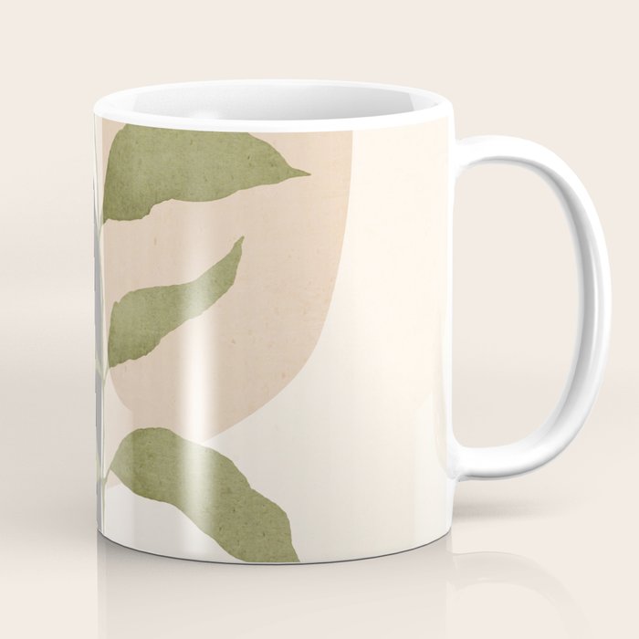 Abstract Art Tropical Leaf 21 Coffee Mug Gallery Image 1
