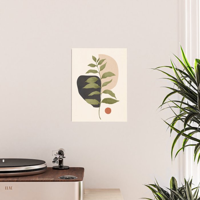 Abstract Art Tropical Leaf 21 Poster Gallery Image 2