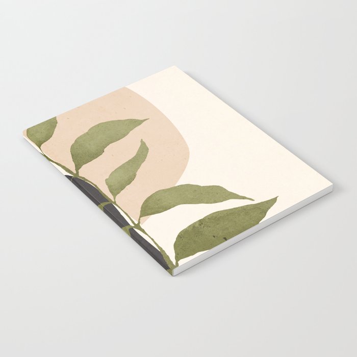 Abstract Art Tropical Leaf 21 Notebook Gallery Image 2