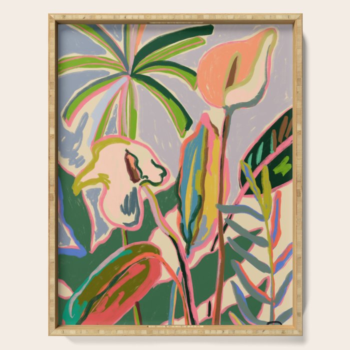 PEACE LILY Serving Tray Gallery Image 1