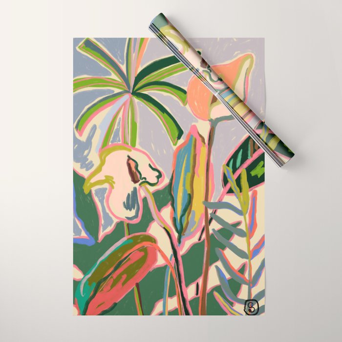 PEACE LILY Wrapping Paper Gallery Image 1
