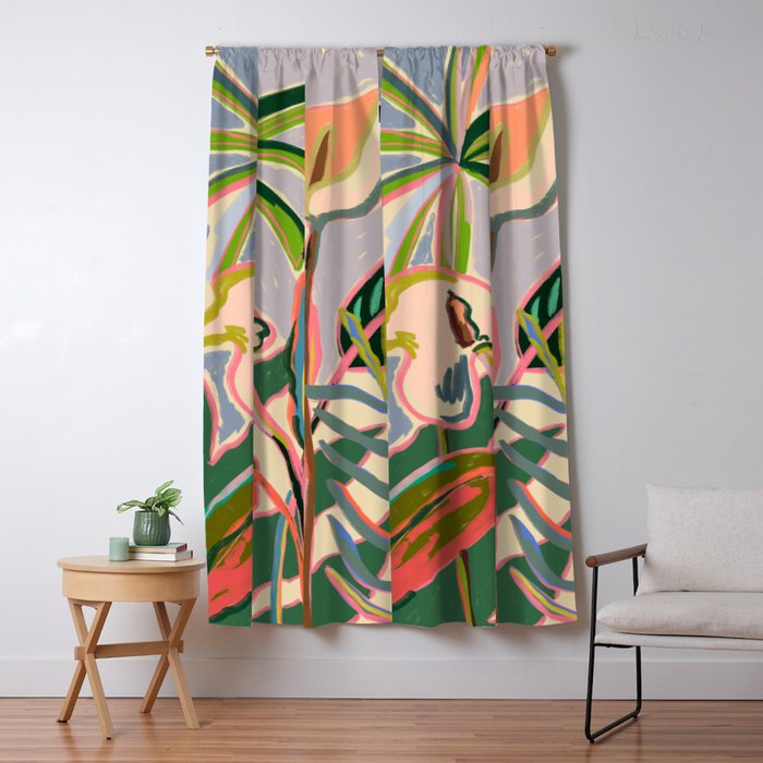 PEACE LILY Window Curtain Gallery Image 1