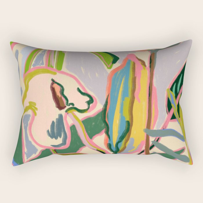 PEACE LILY Rectangular Pillow Gallery Image 1