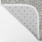 William Morris Wandle Grey Stone Vintage Pattern Bath Mat Gallery Image 2