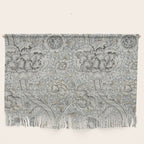 William Morris Wandle Grey Stone Vintage Pattern Wall Hanging Gallery Image 1
