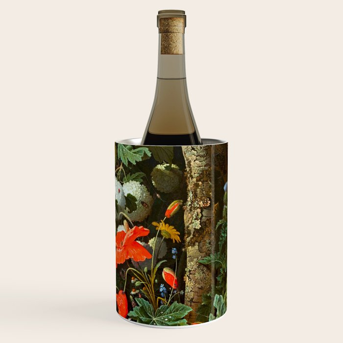 Abraham Mignon  Flowers in a Forest Landscape  Wine Chiller Gallery Image 3