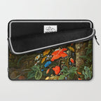 Abraham Mignon  Flowers in a Forest Landscape  Laptop Sleeve Gallery Image 2