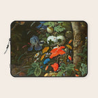 Abraham Mignon  Flowers in a Forest Landscape  Laptop Sleeve Gallery Image 1