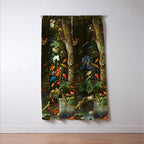 Abraham Mignon  Flowers in a Forest Landscape  Window Curtain Gallery Image 3
