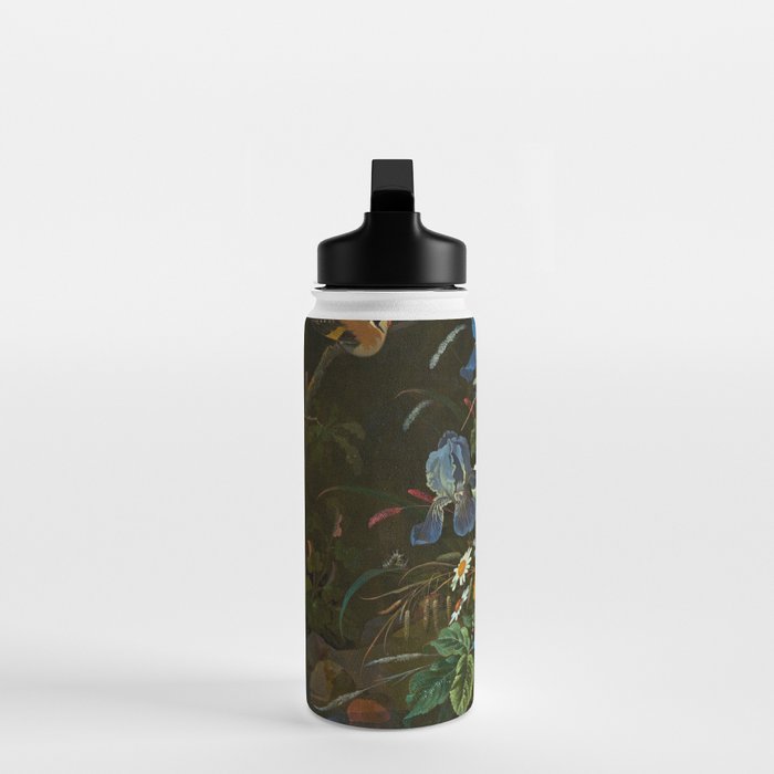 Abraham Mignon  Flowers in a Forest Landscape  Water Bottle Gallery Image 3