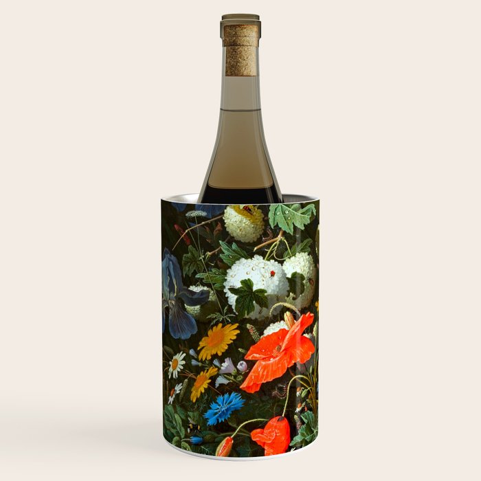 Abraham Mignon  Flowers in a Forest Landscape  Wine Chiller Gallery Image 1
