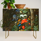 Abraham Mignon  Flowers in a Forest Landscape  Credenza Gallery Image 1