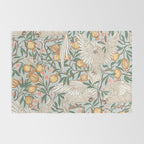 Walter Crane Parakeets Arts & Crafts Design Pale Blue Rug Gallery Image 2