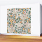 Walter Crane Parakeets Arts & Crafts Design Pale Blue Wall Mural Gallery Image 2