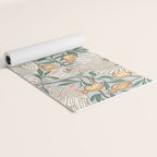 Walter Crane Parakeets Arts & Crafts Design Pale Blue Yoga Mat Gallery Image 2