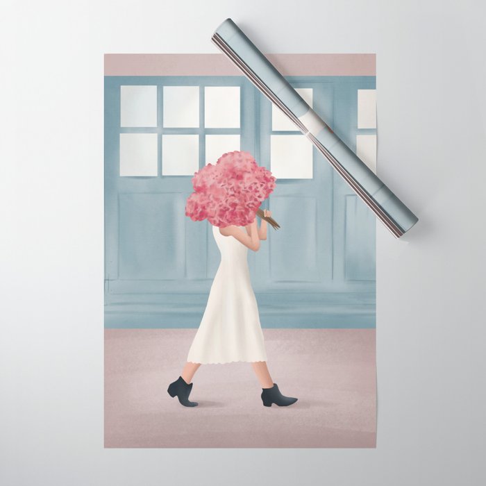 Flowers for You Wrapping Paper Gallery Image 1