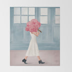 Flowers for You Throw Blanket Gallery Image 2