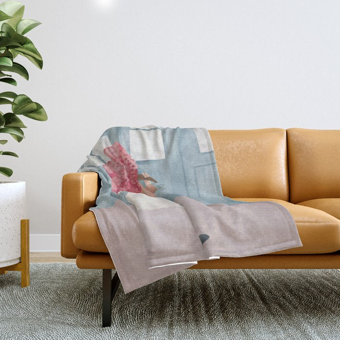 Flowers for You Throw Blanket Gallery Image 1