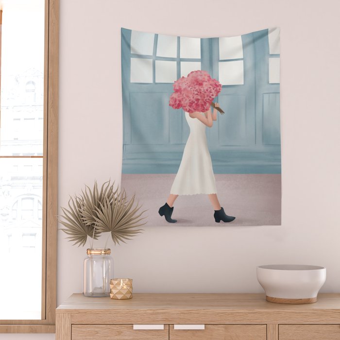 Flowers for You Wall Tapestry Gallery Image 2