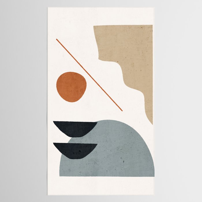 Abstract Minimal Shapes 29 Tablecloth Gallery Image 2