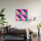 Geometric 01B Wood Wall Art Gallery Image 2