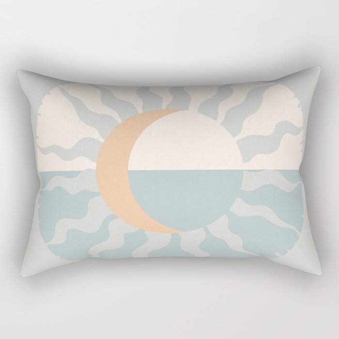 Seafoam Sunset Rectangular Pillow Gallery Image 2